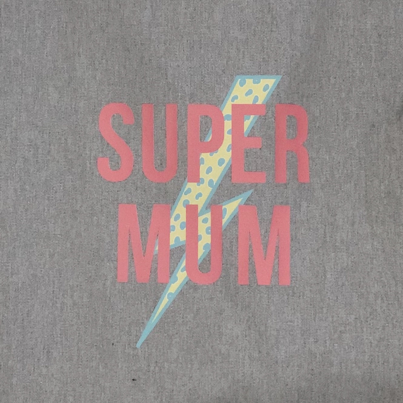 Super Mum Grey Tote Bag - Lovetree Design