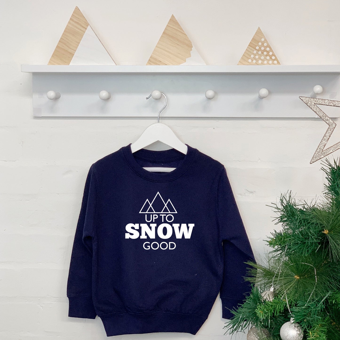Up To Snow Good Kids Christmas Jumper - Lovetree Design