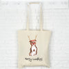 Staffie Dog Christmas Tote Bag