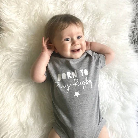 Born to personalised babygrow