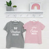 Brother Sister Matching Personalised matching T Shirt Set