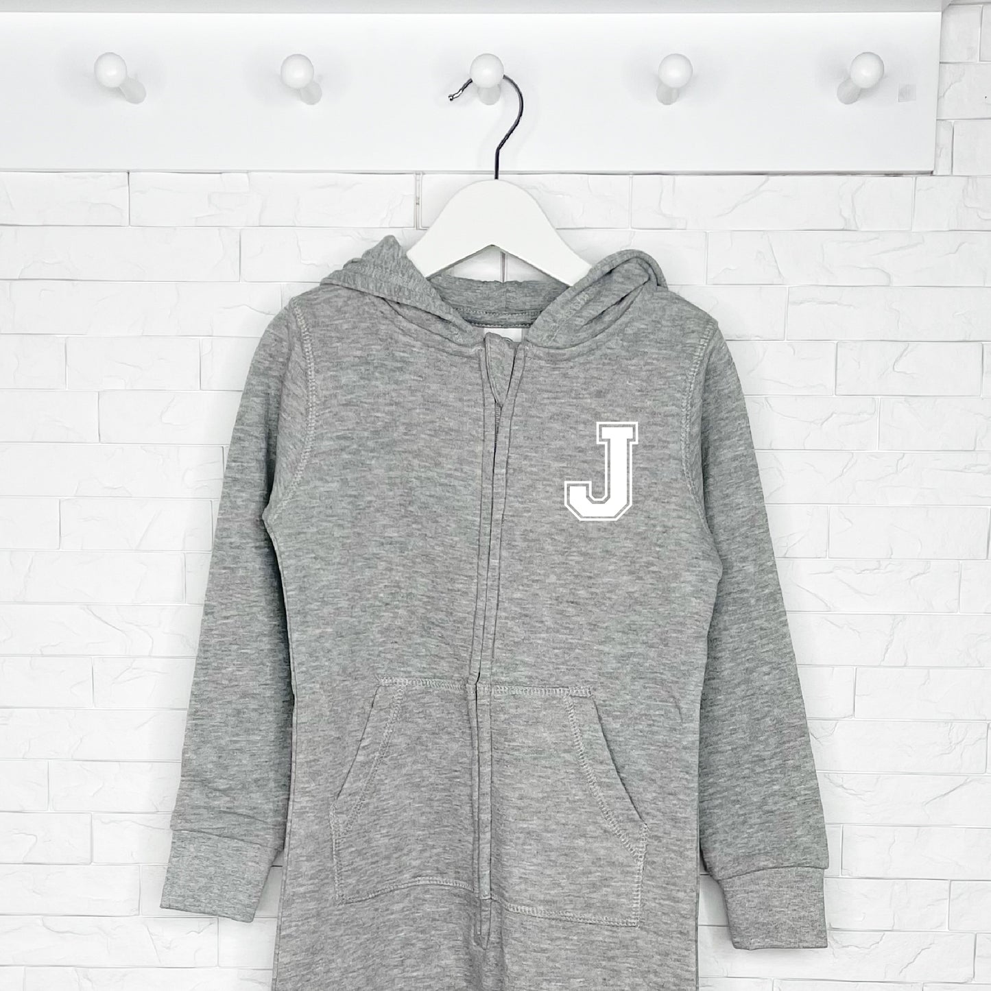 Kids Personalised Varsity Onesie