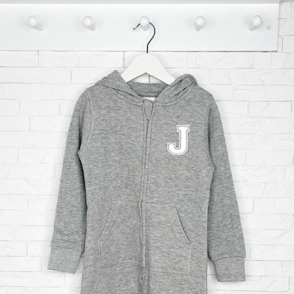 Kids Personalised Varsity Onesie