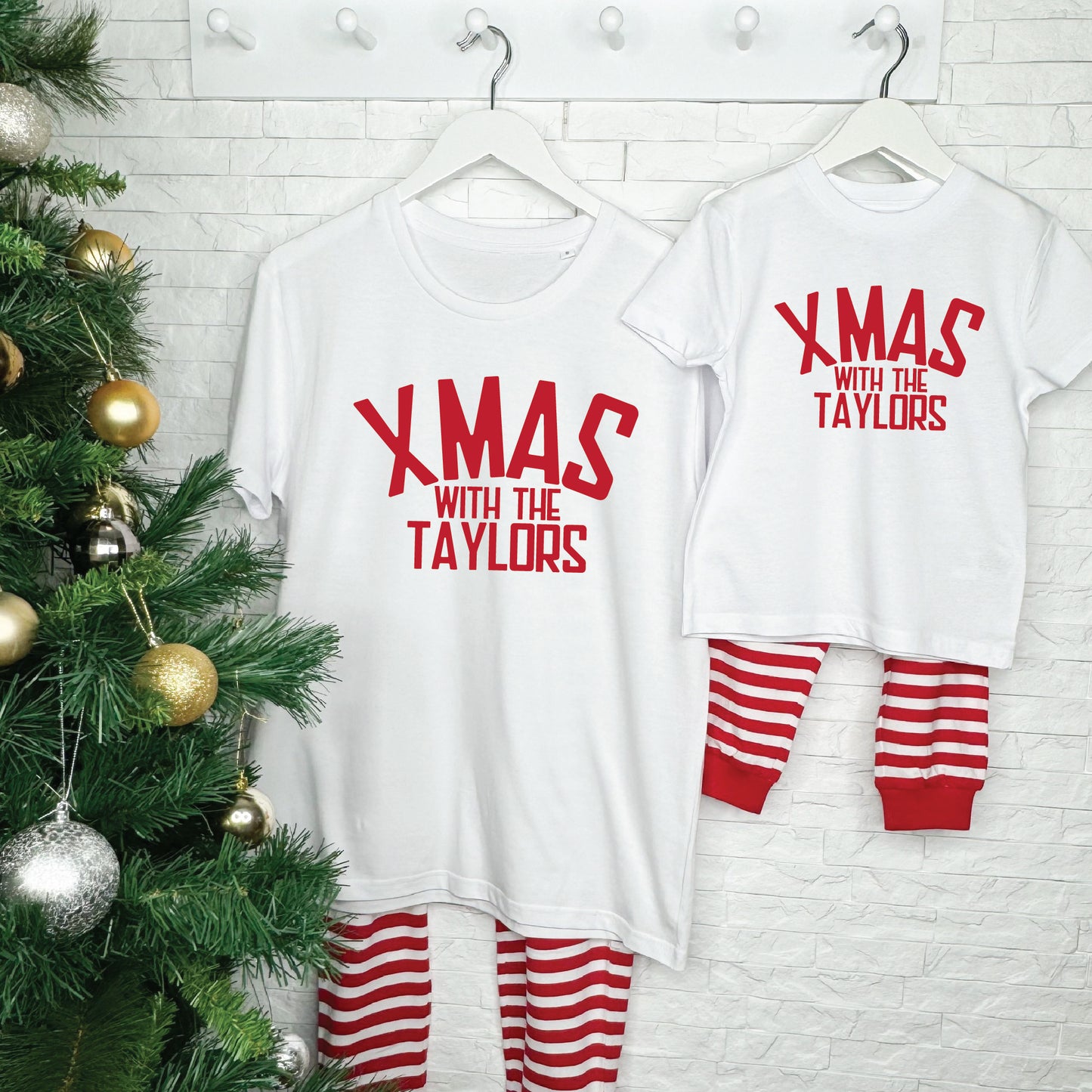 Xmas With The…Personalised Family Pj Set Adult Size