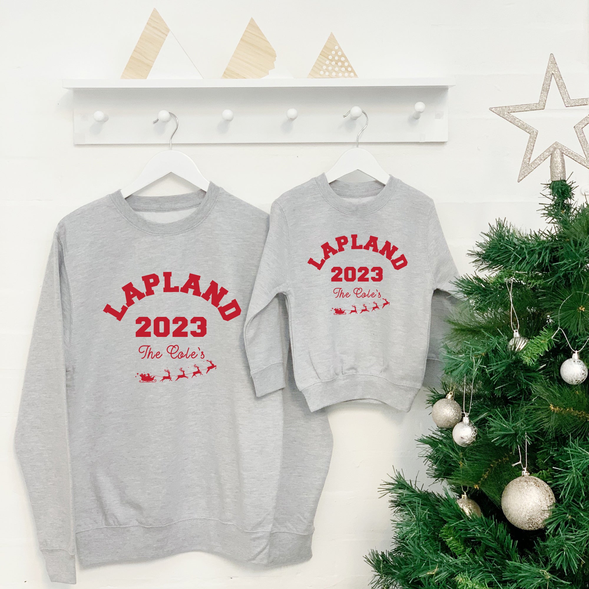 Family Lapland Matching Christmas Jumpers Lovetree Design