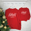 Family Lapland Script Matching Christmas Jumpers