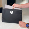 Personalised Laptop Case With Initials In Badge