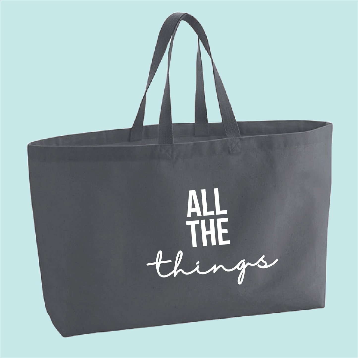 All The Things Premium Canvas Oversized Tote Bag