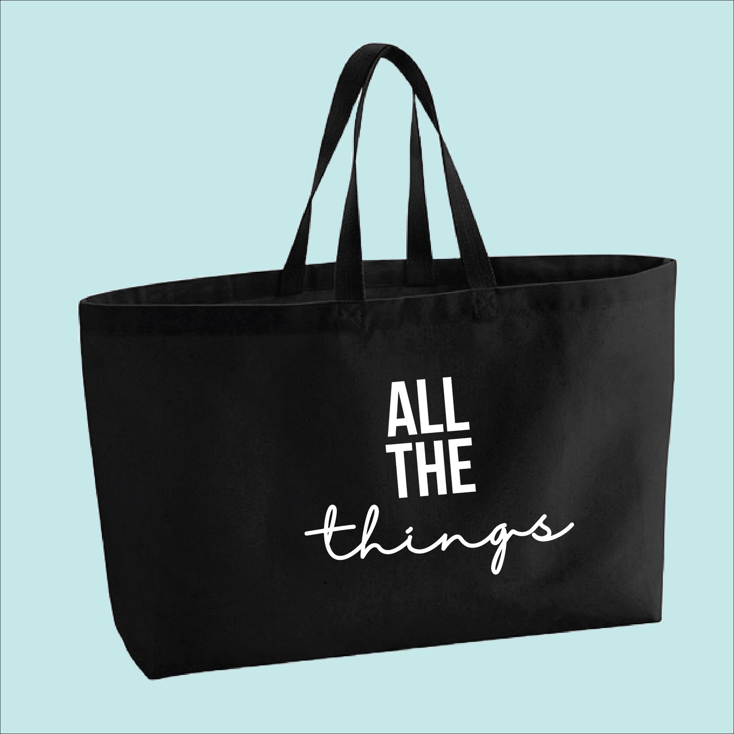 All The Things Premium Canvas Oversized Tote Bag