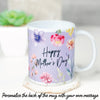 Best Mum Ever Floral Mug Personalised With Message