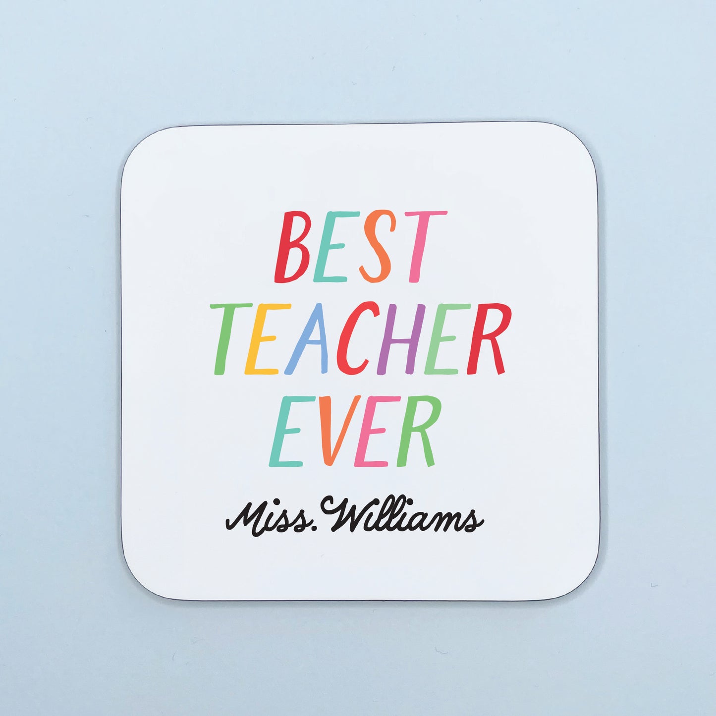 Personalised Best Teacher Mug Colourful