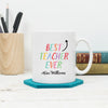 Personalised Best Teacher Mug Colourful