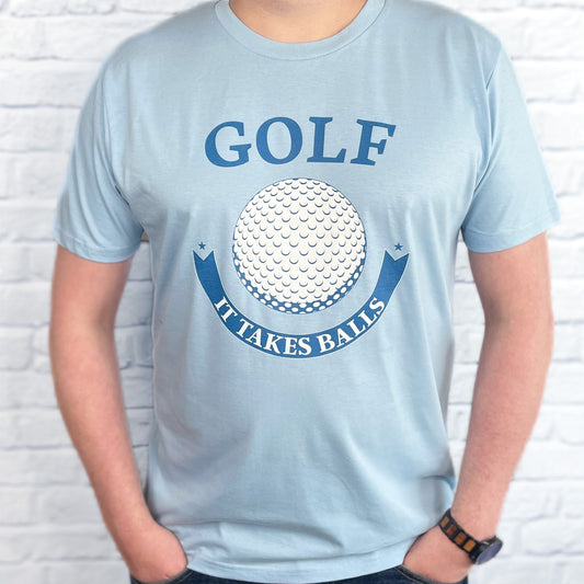 Golf It Takes Balls Men's Golf T Shirt