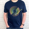 Men's Vinyl Record T Shirt Bright
