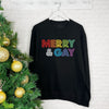 Merry And Gay Lgbt+ Christmas Jumper