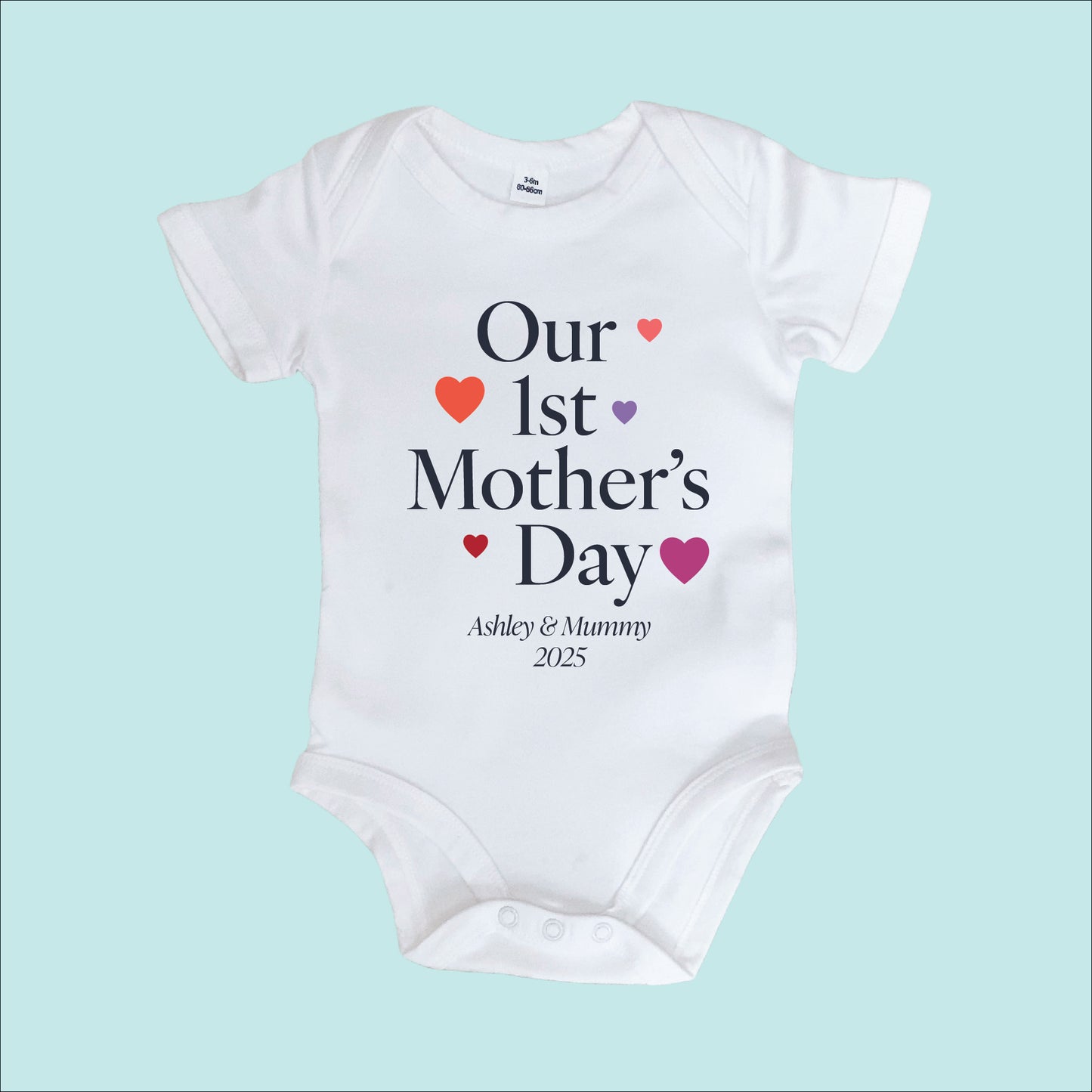 Our First Mother's Day Personalised Mother And Child T Shirts