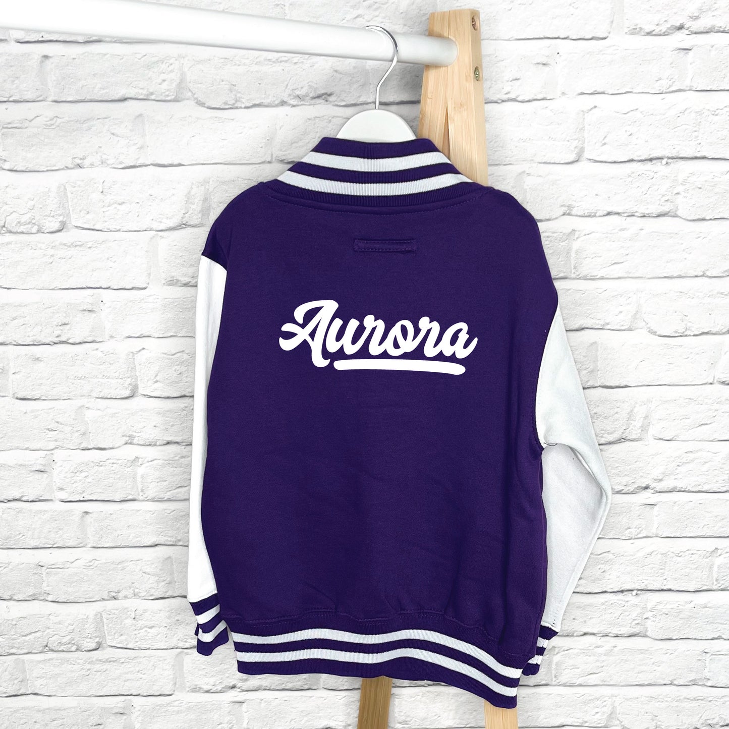 Kids Personalised Varsity Jacket