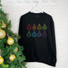 Rainbow Pride Baubles Lgbt+ Christmas Jumper