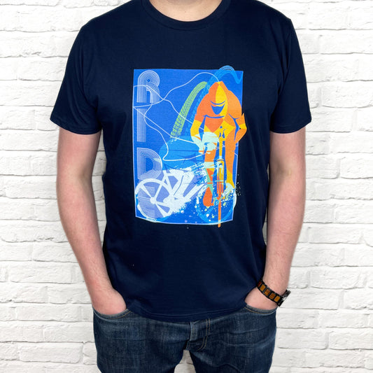 Collage Cycling T Shirt