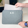 Personalised Laptop Case With Lined Initials