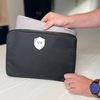 Personalised Laptop Case With Initials In Shield