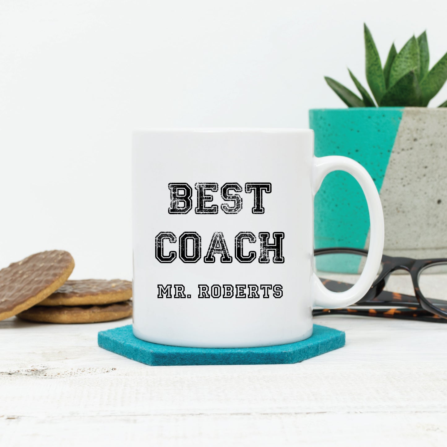 Varsity Style Personalised Teacher Mug