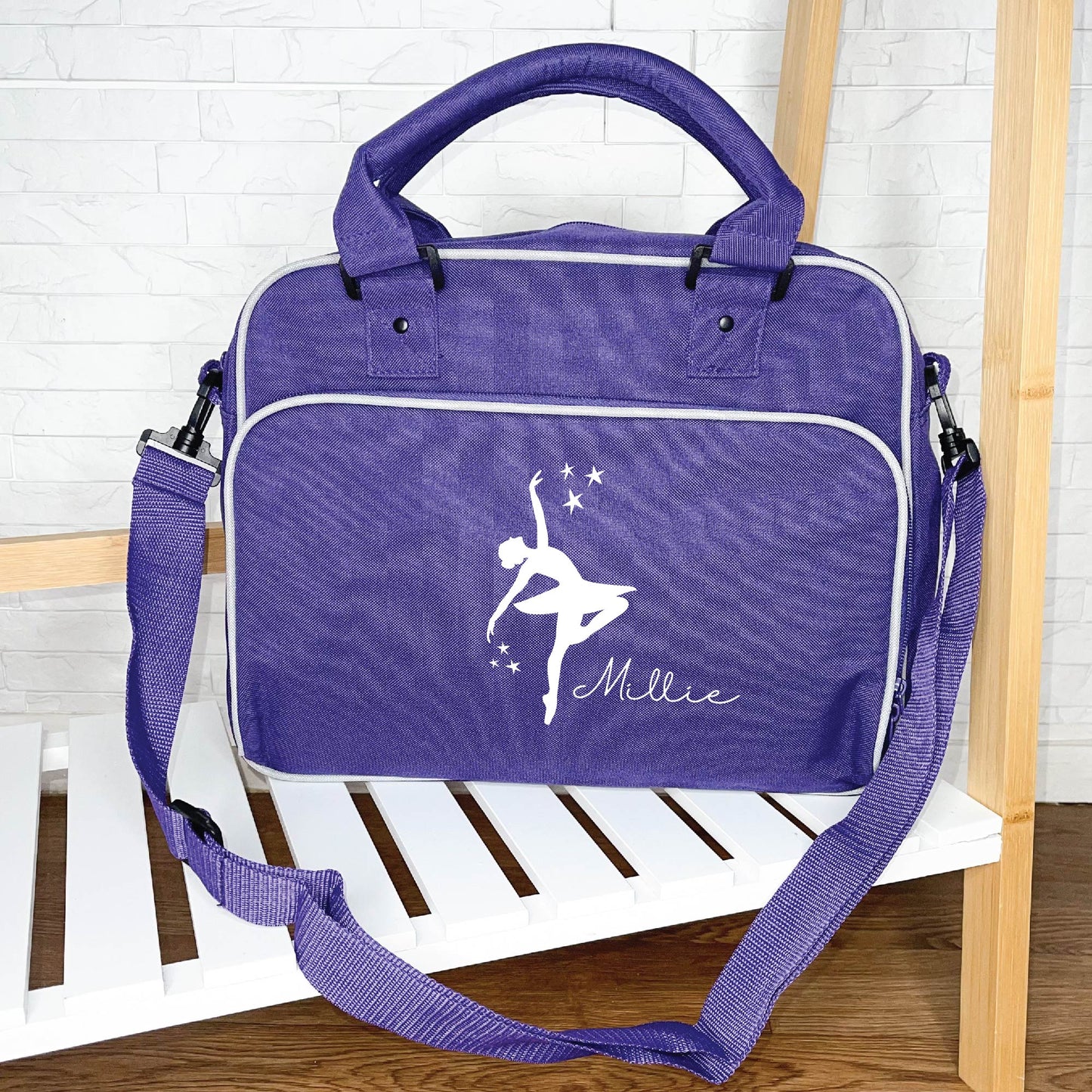 Ballerina With Stars Personalised Dance Bag