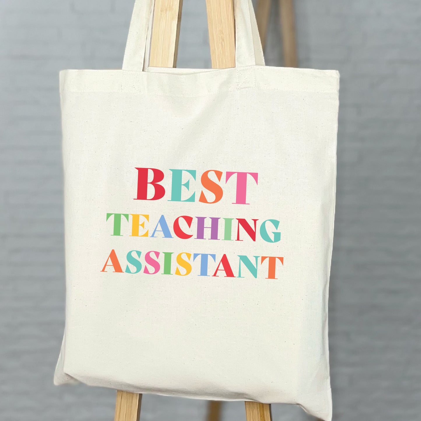 Best Teacher Ever Bright Tote Bag