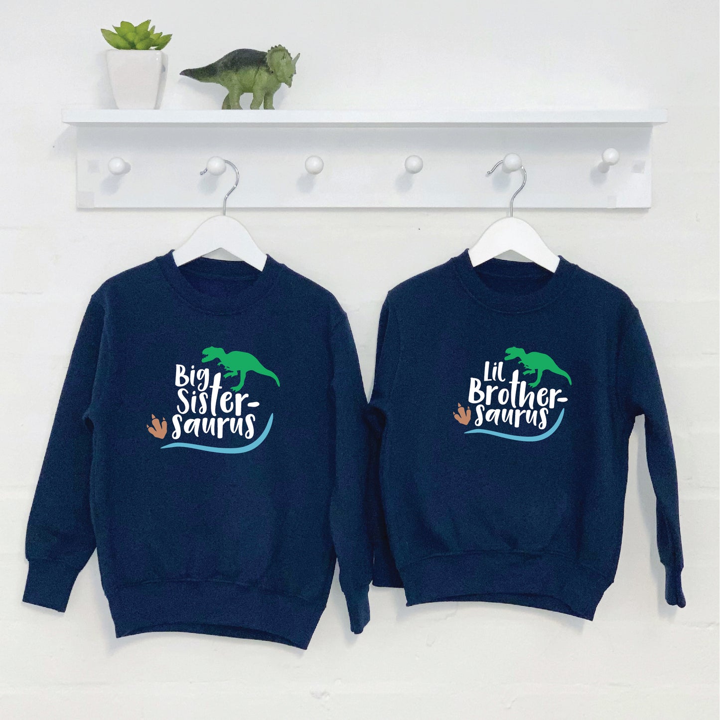 Dinosaur Matching Sibling Sweatshirt Set