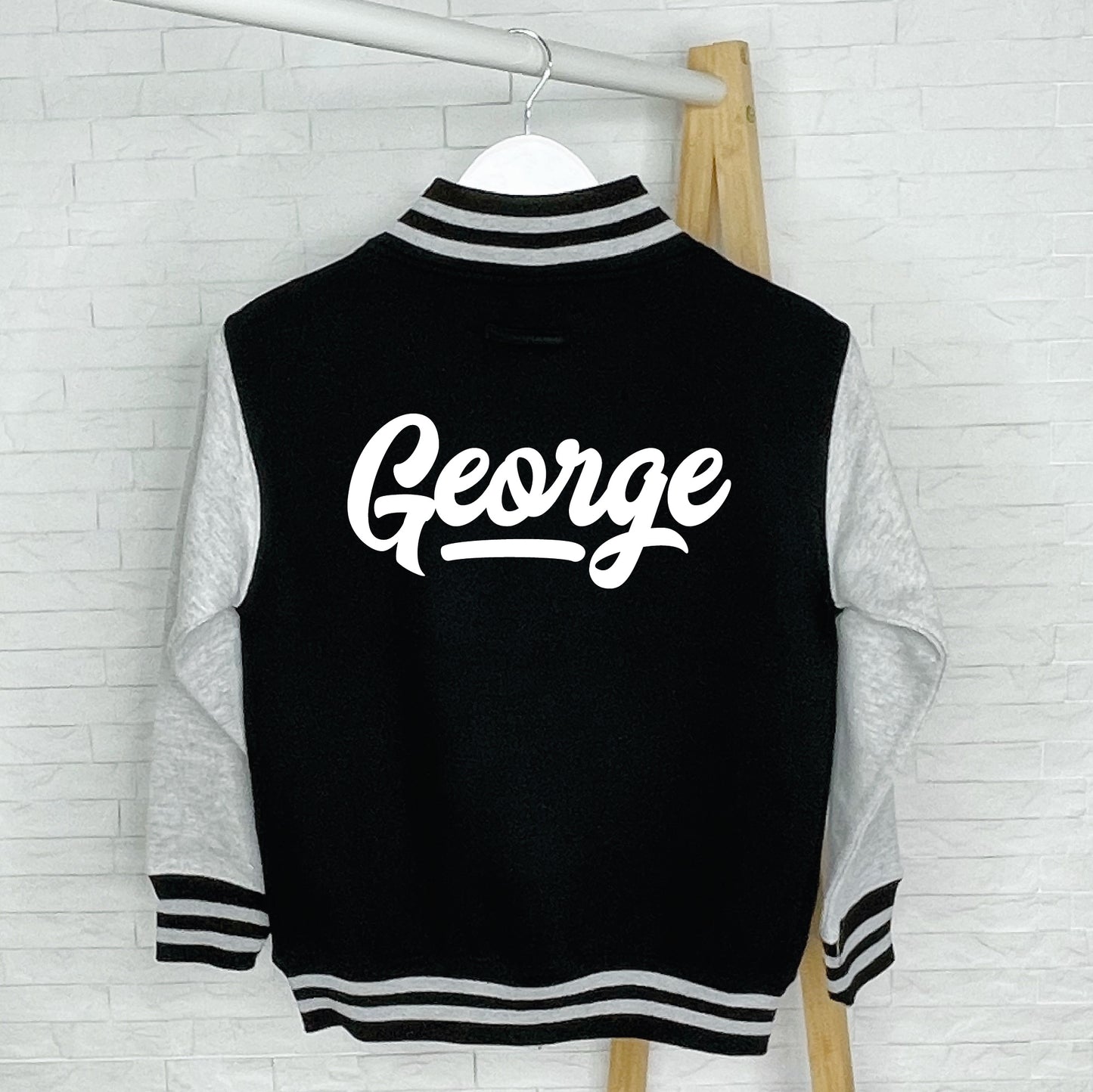 Kids Personalised Varsity Jacket