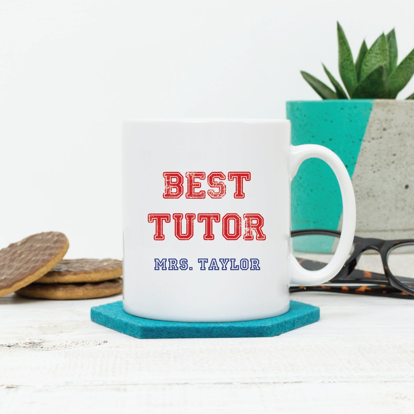 Varsity Style Personalised Teacher Mug