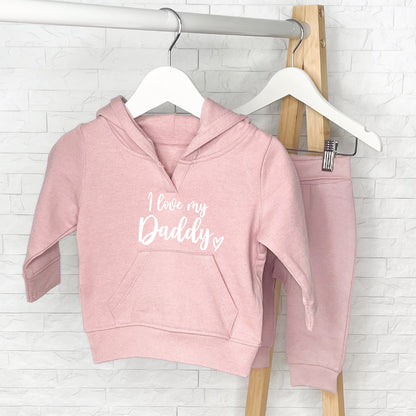 Personalised I Love My Mummy/Daddy Kids Hoodie Set