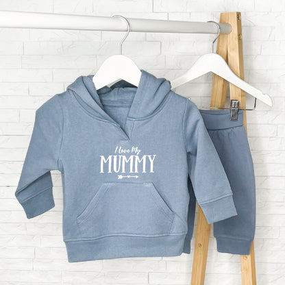 I Love My Mummy/Daddy Kids Hoodie And Jogger Set