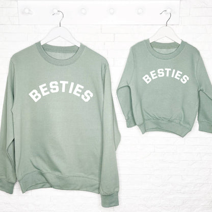 Besties Mother And Child Sweatshirt Set