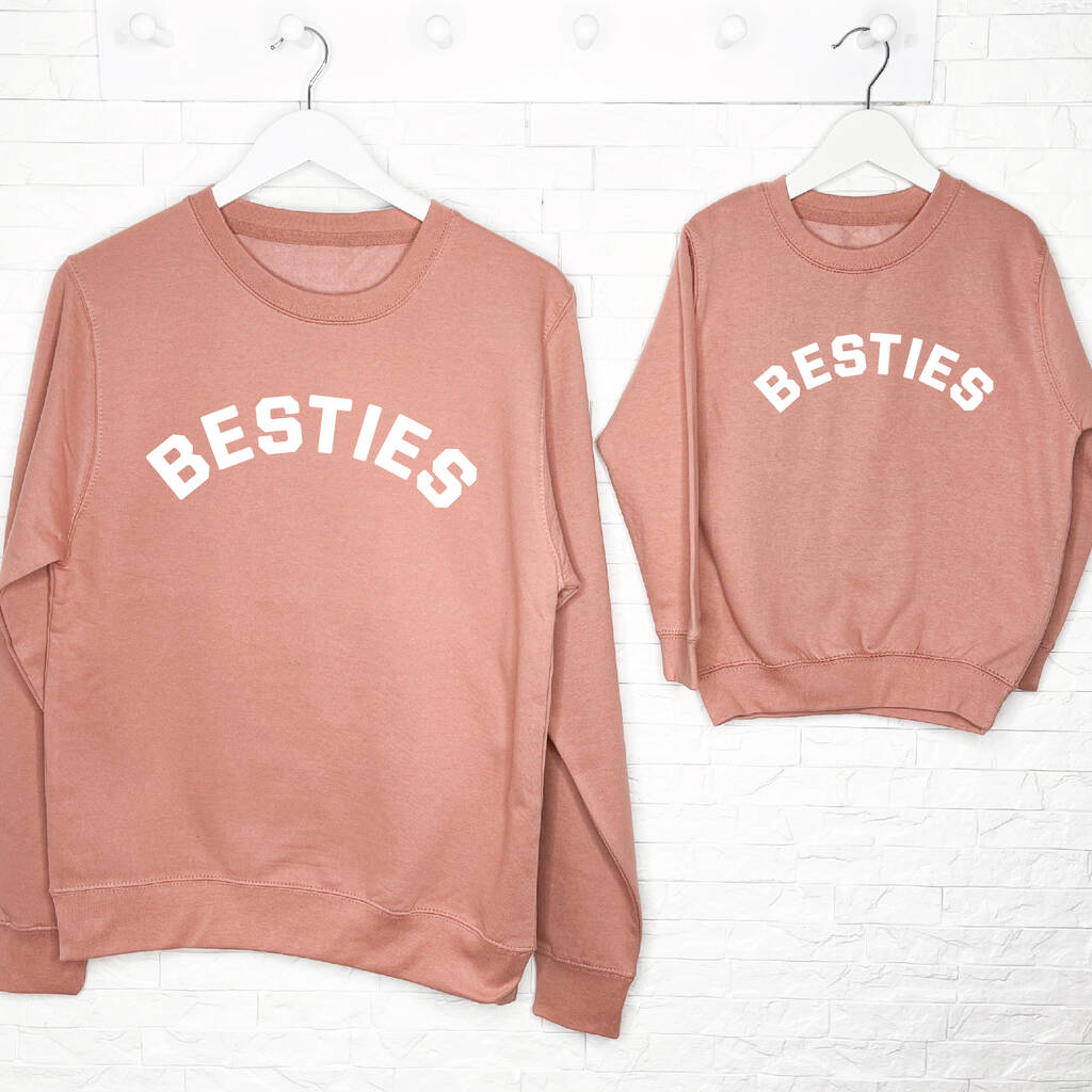 Besties Mother And Child Sweatshirt Set