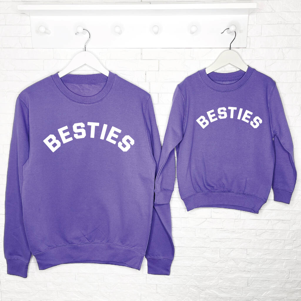 Besties Mother And Child Sweatshirt Set