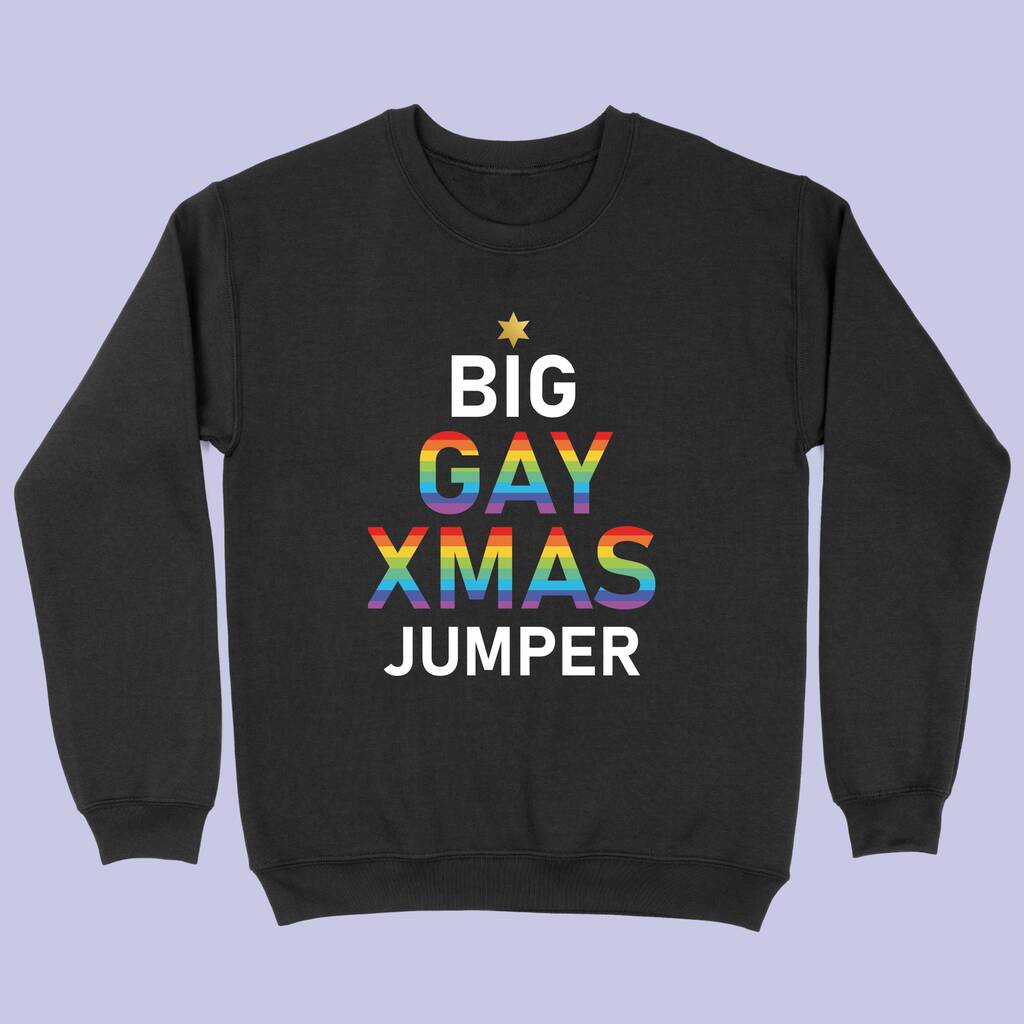 Big Gay Christmas Lgbt+ Christmas Jumper