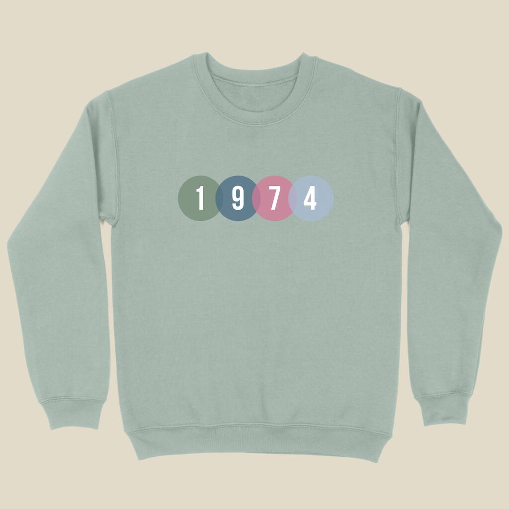 Birth Year Circle Sweatshirt