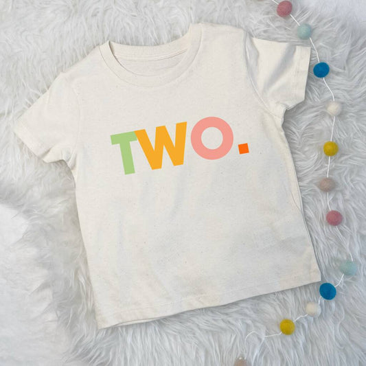 Bright Number Birthday T Shirt