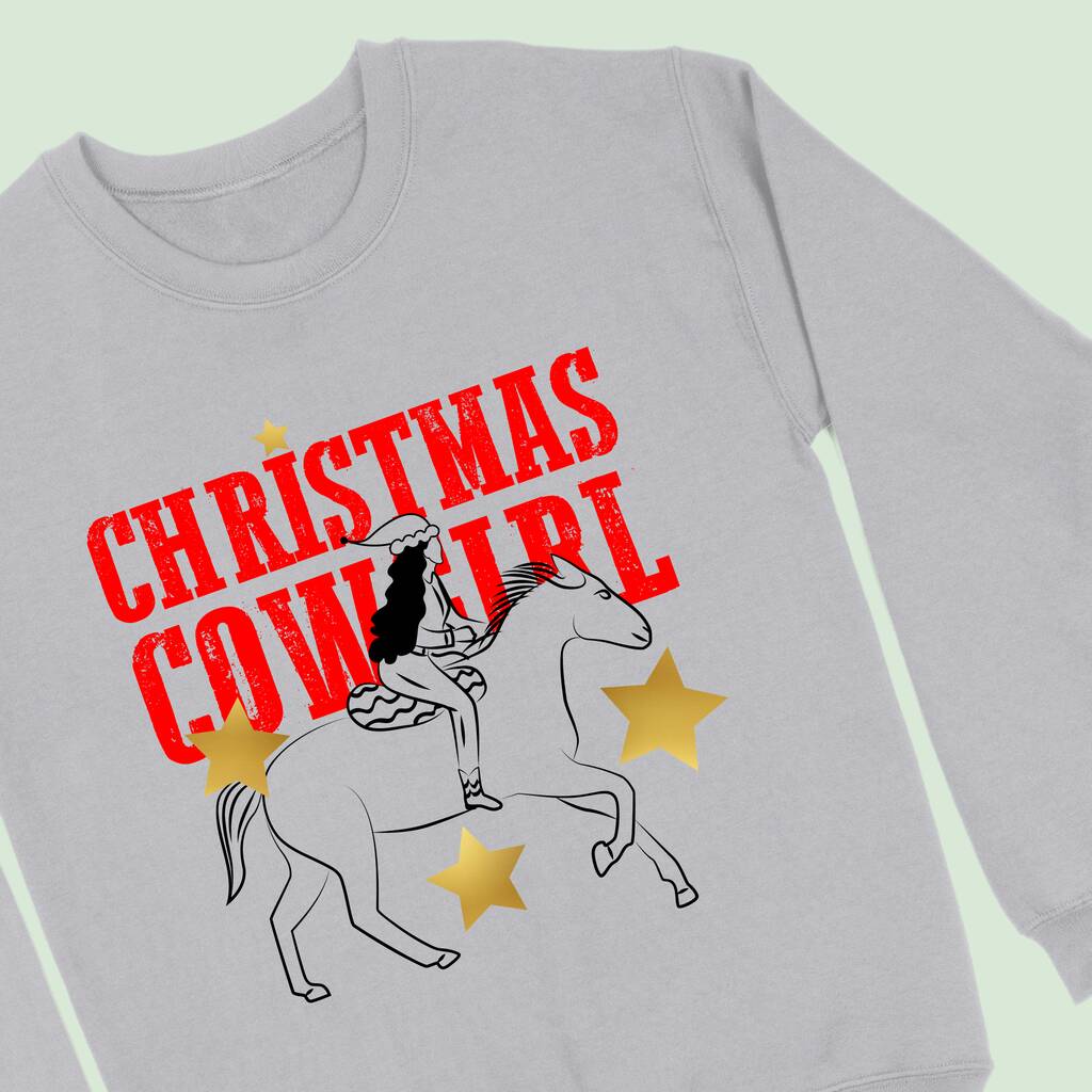 Christmas Cowgirl Sweatshirt