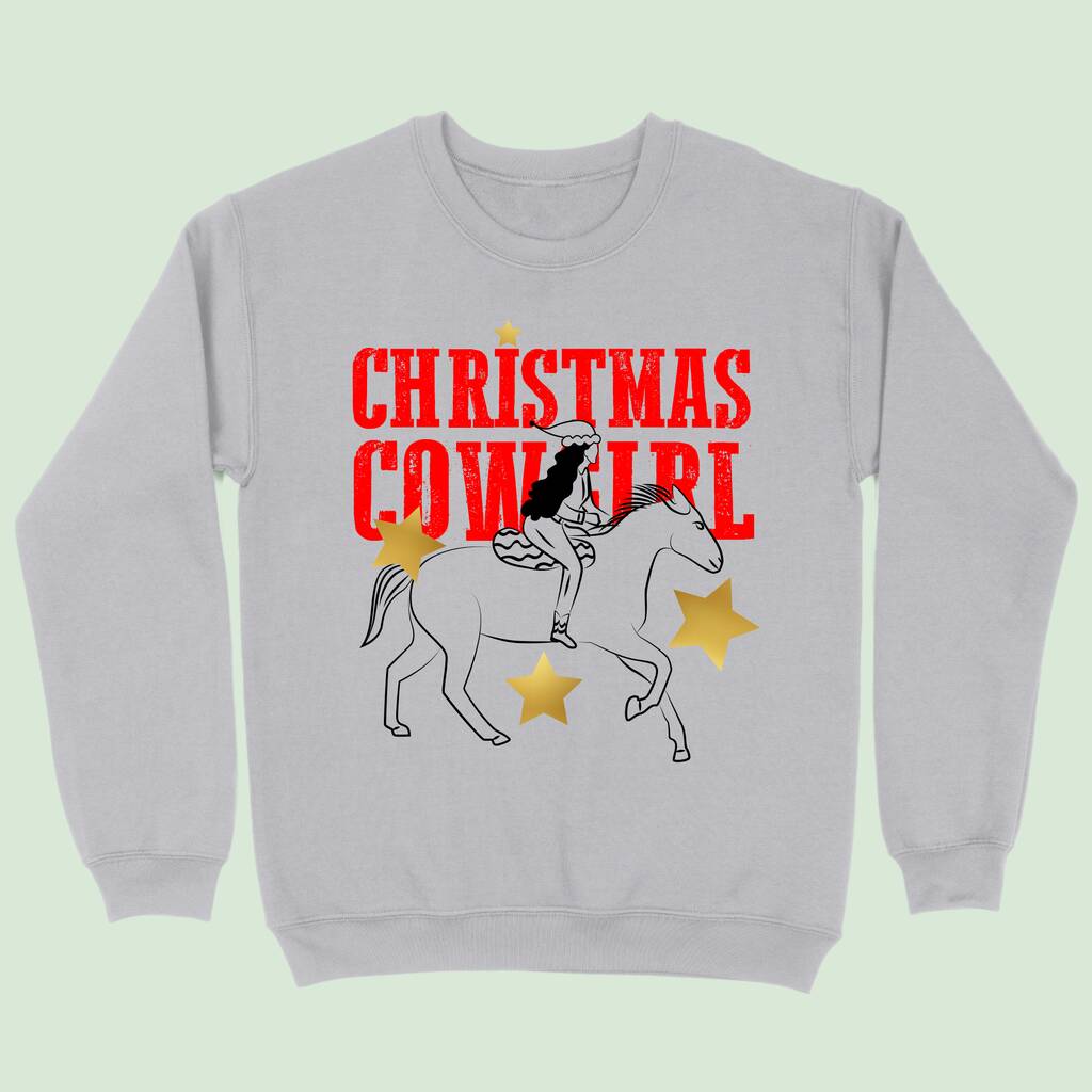 Christmas Cowgirl Sweatshirt