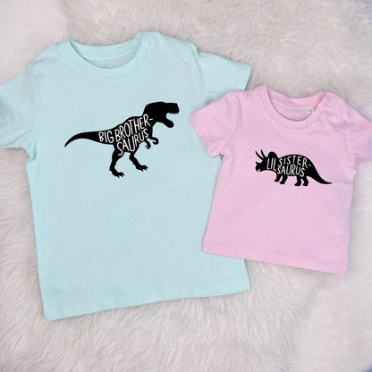 Dinosaur Matching T Shirt Set For Brothers And Sisters