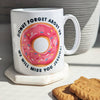 Donut Forget Us Personalised Work Leaving Mug