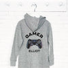 Personalised Kids Gaming Onesie In Grey