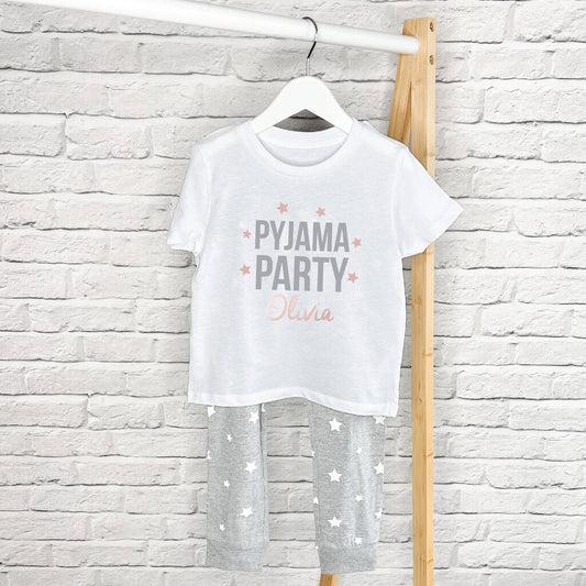 Pyjama Party Personalised Sleepover Pyjamas