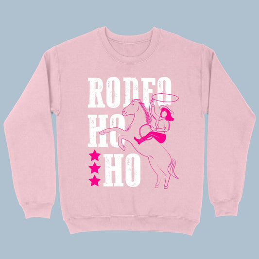 Rodeo Ho Ho Christmas Cowgirl Sweatshirt