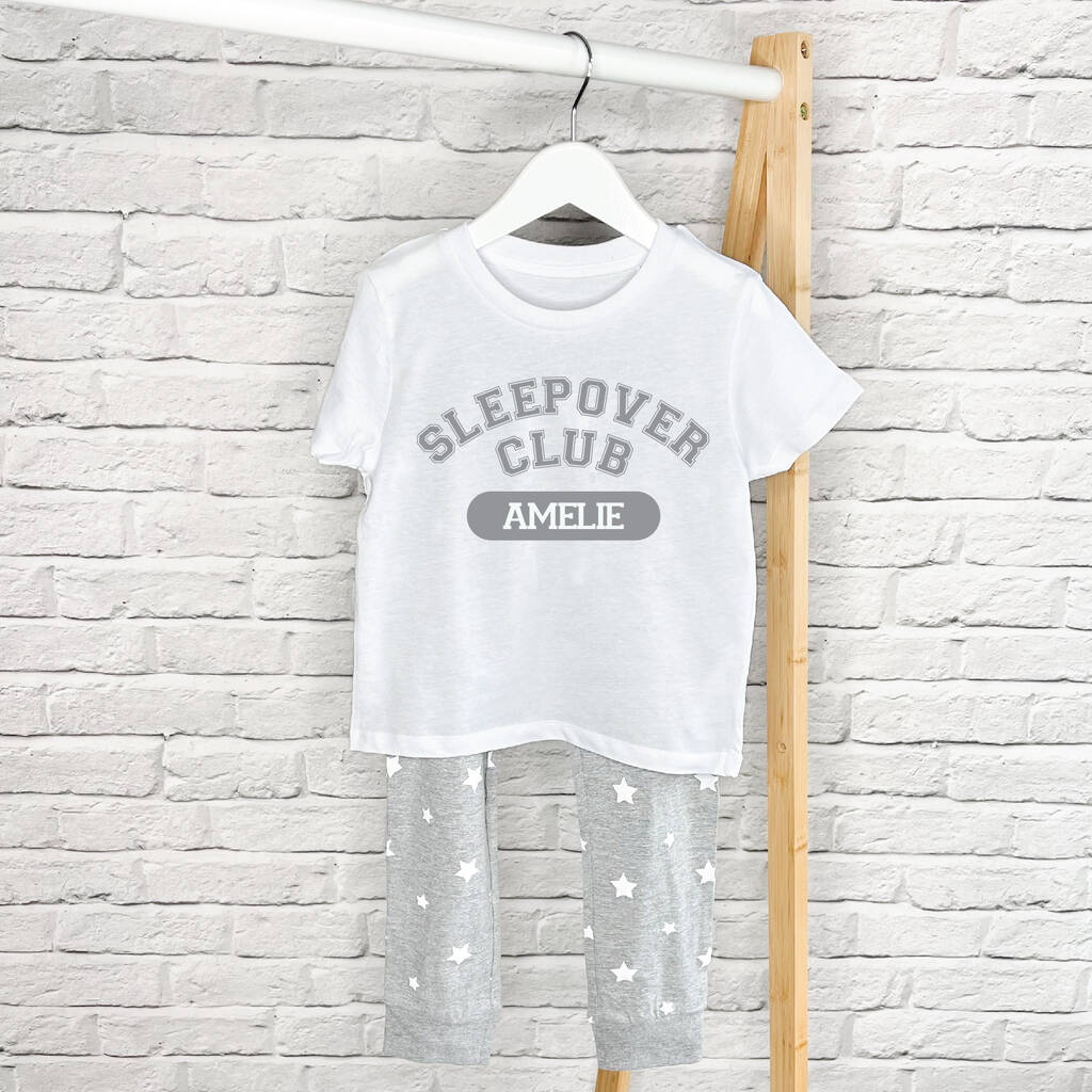 Sleepover Club Personalised Sleepover Pyjamas | Lovetree Design
