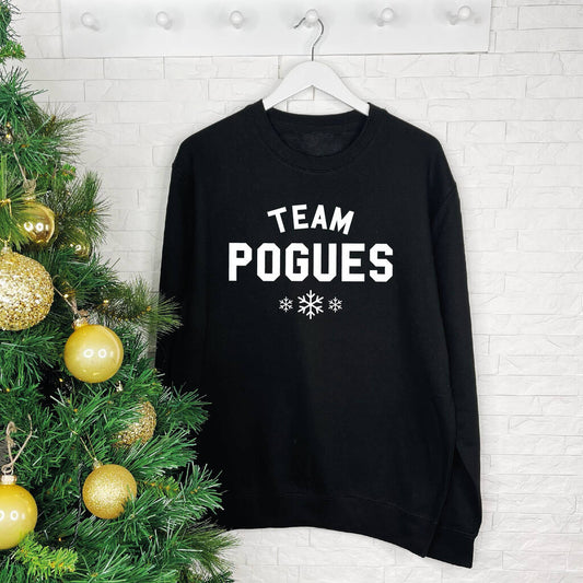 Team Christmas. Personalised Christmas Song Jumper