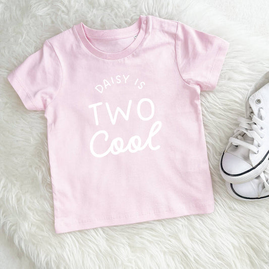 Two Cool Personalised Birthday T Shirt