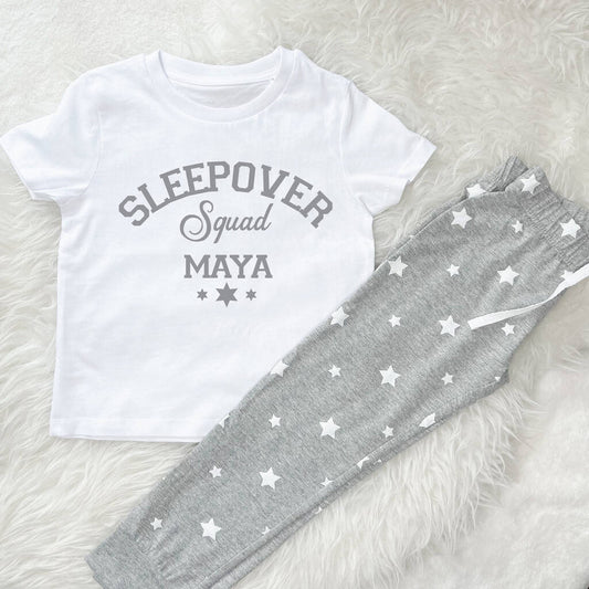 Varsity Sleepover Squad Personalised Pyjamas